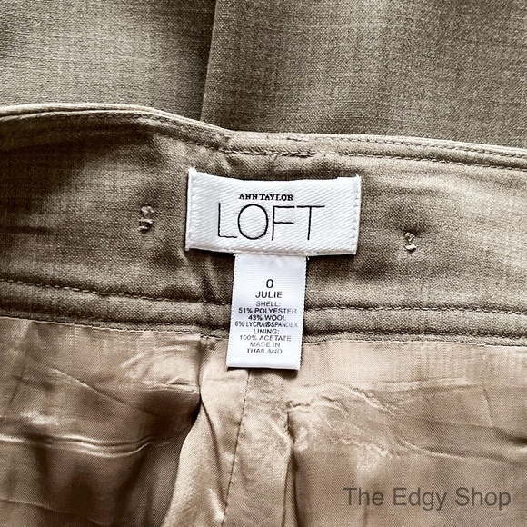 LOFT | Julie Crop Gaucho Trouser Dress Pants - Picture 6 of 7